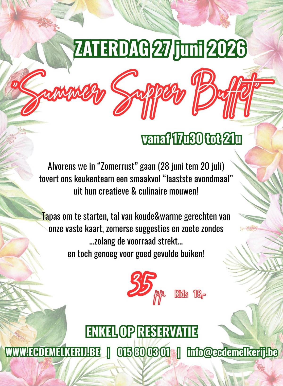 Summer Supper Buffet